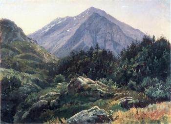 William Stanley Haseltine : Mountain Scenery Switzerland